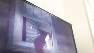 Having Fun with myself into the boyshorts while smoking Nd having fun ps4