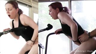 PAINAL Bunny Gets Fuck inside All 3 Holes During Her Workout FULL VERSION