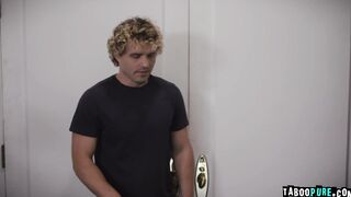 Horny teen Sophia Burns seduced Robby Echo to fuck her