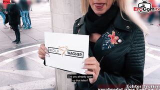 Slender fit blonde MILF with nice hooters pick up outside for a nice pounded