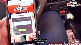 Sensual German Cougar plowed outdoors on the sex date
