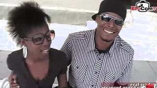 Petite african MILF make amateur homemade sextape