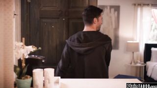 Busty asian catches bf cheating on her