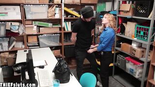 Thie has to fuck MILF LP officer roughly