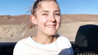 Public Stepsister Sex in the Convertible