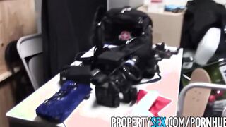 PropertySex - Stunning Bae Realtor Ed into Sex Renting Office Space