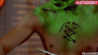 LETSDOEIT - (Kayla Green,Steve Q) - Halloween Gigantic Titted Blonde milf Creepy Rubs With Lusty Gigantic Dick Frankenstein