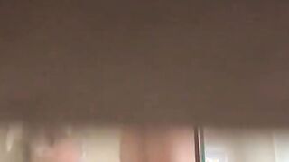 Peeking at my sexy showering stepmother