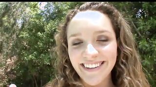 April Knight Bounces Her Gigantic Titted Before Gets Naked And Fucking Hard