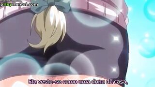 Hentai guy fucks amazing busty teens