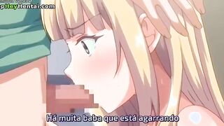 Hentai guy fucks amazing busty teens
