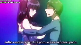 Hentai guy fucks amazing busty teens