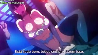 Hentai guy fucks amazing busty teens