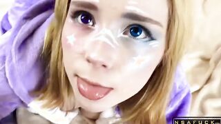 Unicorn Costume Stepsister Sucking Dick