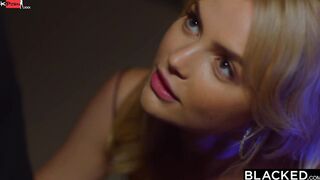BLACKED big black cock-hungry Blonde fucks DJ at her house party