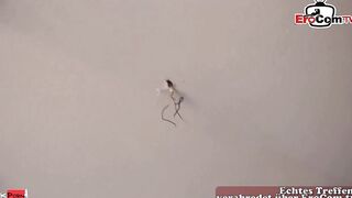 German lover cheating with a user into front of her boyfriend