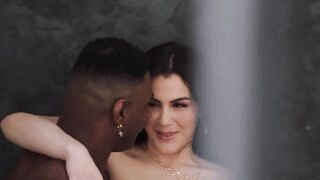 Valentina Nappi gets fucked by two black monster cocks