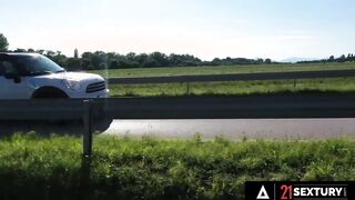 21 SEXTURY - Russian Cutie Angelika Grays Begs For An Assfucking On
