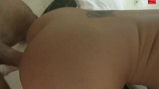 Long Boobed Dark Hair Capri Sucks On Some Cock And Getting A Facial Cumshot Here