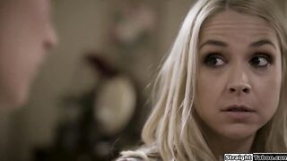 Guy makes gf seduce stepmom for a 3some