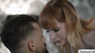 Horny TS cheater gets analed by new guy