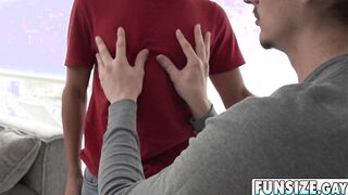 Holy fuck! Fun-sized Latino twink vs MONSTER!