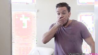 Kyle Mason and his stepsister Blair Williams are studying at their teacher Cherie Deville's place, but Kyle can't keep his
