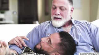Brock Banks first time interracial sex with Rick Kelson