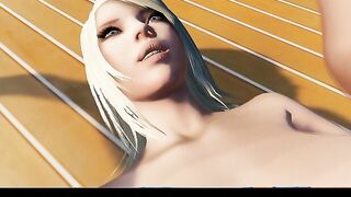 Hot 3D Teen Babe Takes Cumshots