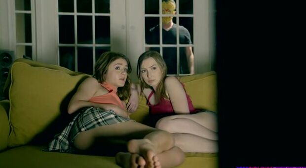 Rosalyn Sphinx and her friend Gracie Green are watching a horror flick that is even