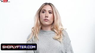 Tiny Blonde Eighteen Thief Paisley Bennett Fucked By Gigantic Cock