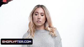 Tiny Blonde Eighteen Thief Paisley Bennett Fucked By Gigantic Cock