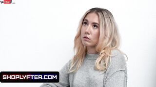 Tiny Blonde Eighteen Thief Paisley Bennett Fucked By Gigantic Cock