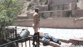 Sasha Grey Naked Outside Gif