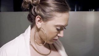 Kagney Linn Karter Blacked getting Dressed Gif