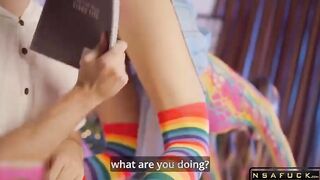 Stepbrother Nerd Showed Slutty Stepsiste