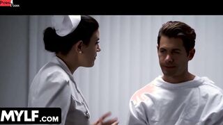 Mylf - Filthy Beauty Assed Long Boobies Nurse Ratched Gives Her Patient Passionate Oral Sex - Sex Sex Tape Parody