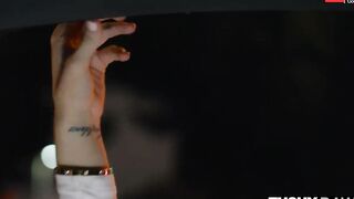 TUSHYRAW Bombshell Blonde Hyley gapes her slim ass wide open