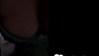 Lonely older plays around with her leaking slit