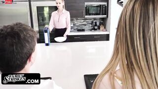 Stepbrother Pranks Bunny Colby And Fills Her With beauty Jizz