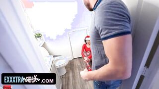 Exxxtra Small - Sexual Little Elf Cutie Sneaks Inside Huge Stud's House And Pranks Him