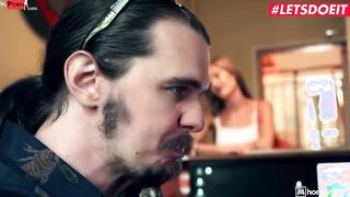 HornyHostel - Tiffany Tatum Small Tits Hungarian Lusts For Some Gigantic Cock
