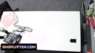 ShopLyfter - Tiny Blonde Thief Getting Nailed! And Facial