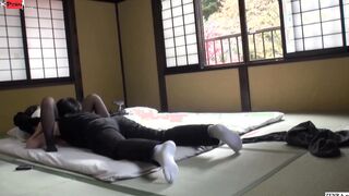 Japanese female employee tries to scene cheating wives