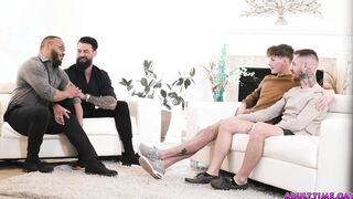 Gay husbands swap partners with 2 boyfriends