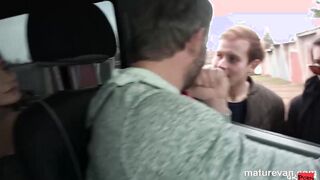 Milf picks up Lost Couple in a Van