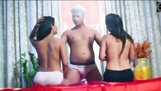 Indian FFM Threesome sex