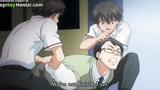 Hentai busty Milf fucked hard by college guys