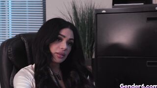 Loved watching his cock slide inside of Eva