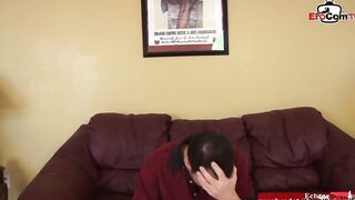 Chubby housewife inside Nylons gotten a creampie on her natural breasts